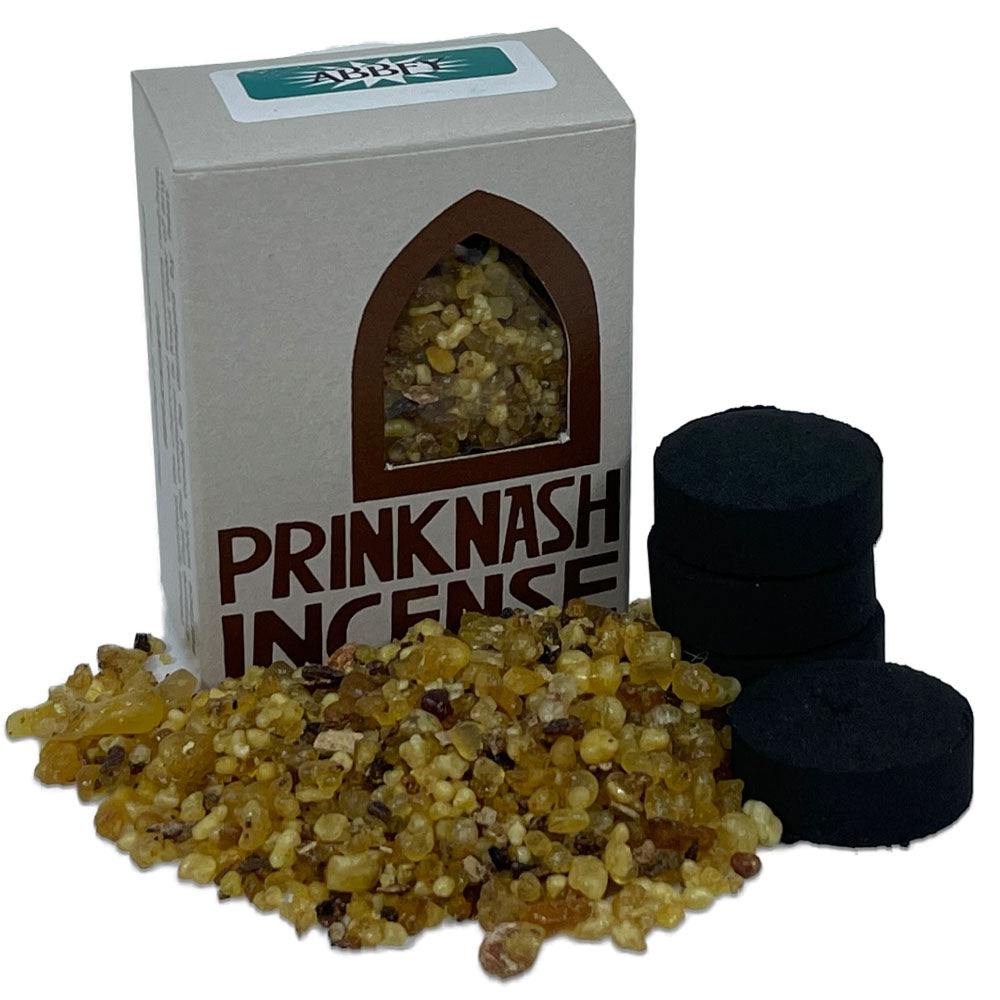 Abbey incense, 1.7oz pack with charcoal